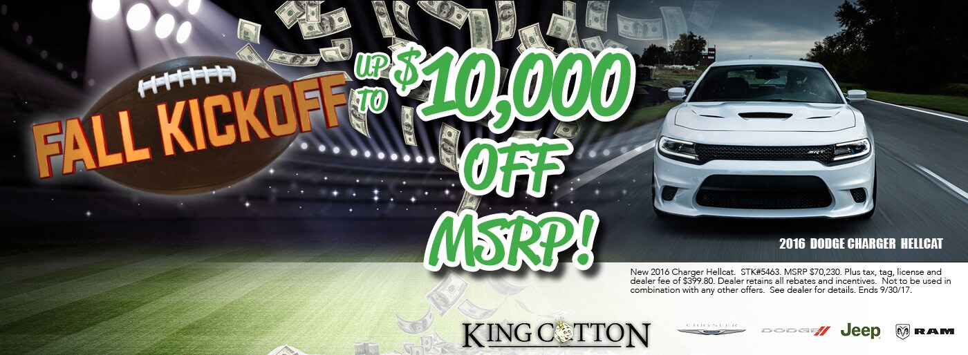 King Cotton Chrysler Dodge Jeep Ram New Chrysler Dodge