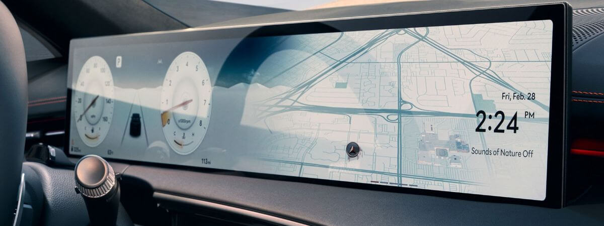 27-inch OLED instrument cluster in 2026 Genesis GV70