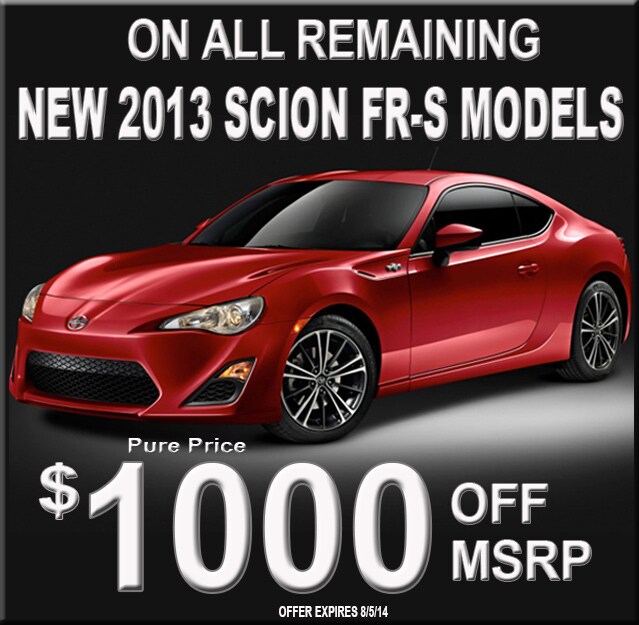 2013 Scion fr-s discount