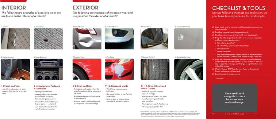 Toyota excess wear and tear