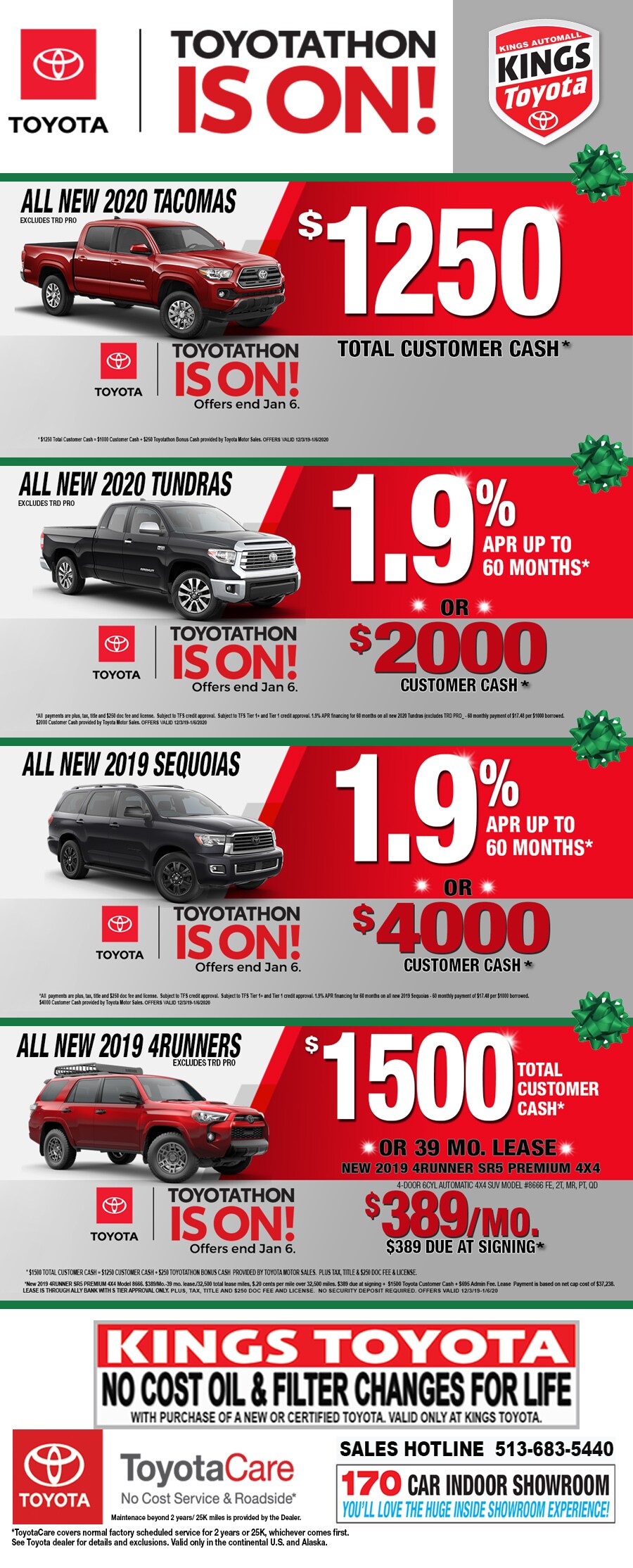 Toyotathon truck Specials
