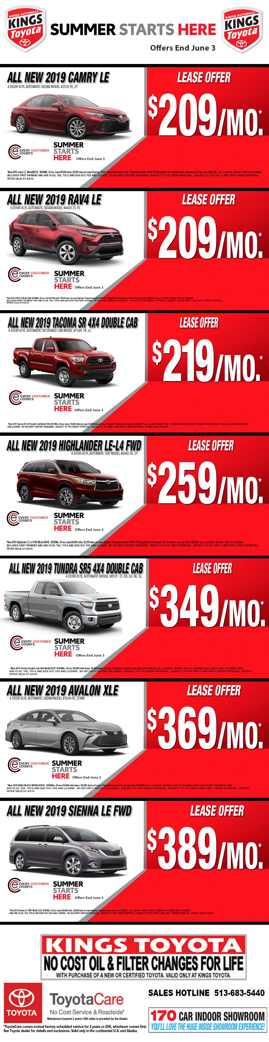 May Lease Specials