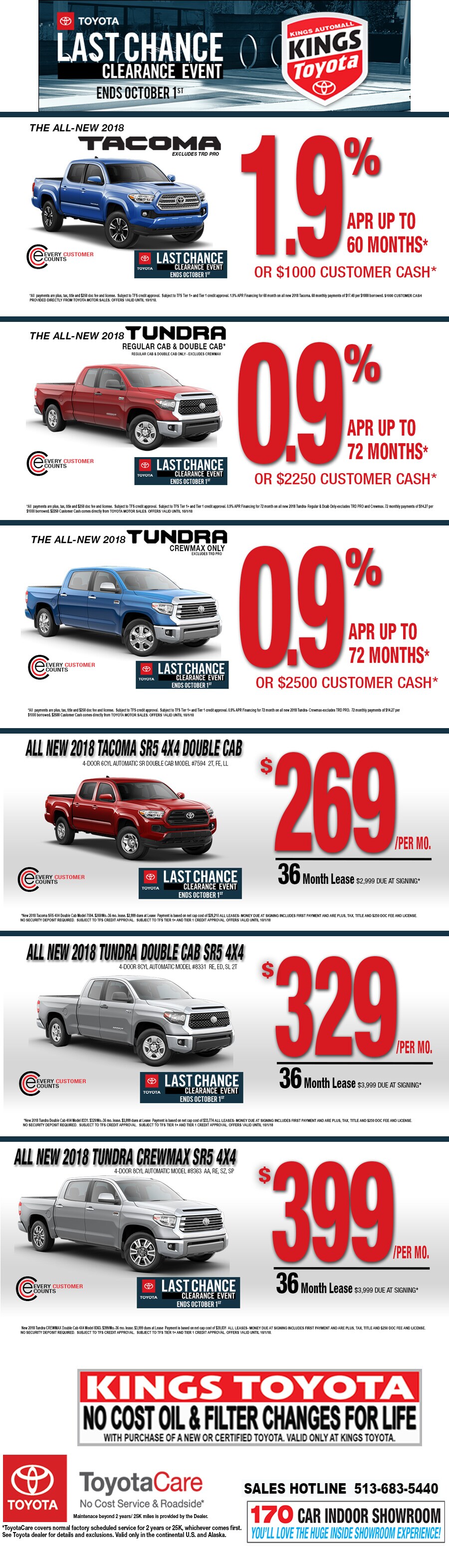 Kings Toyota Truck Specials