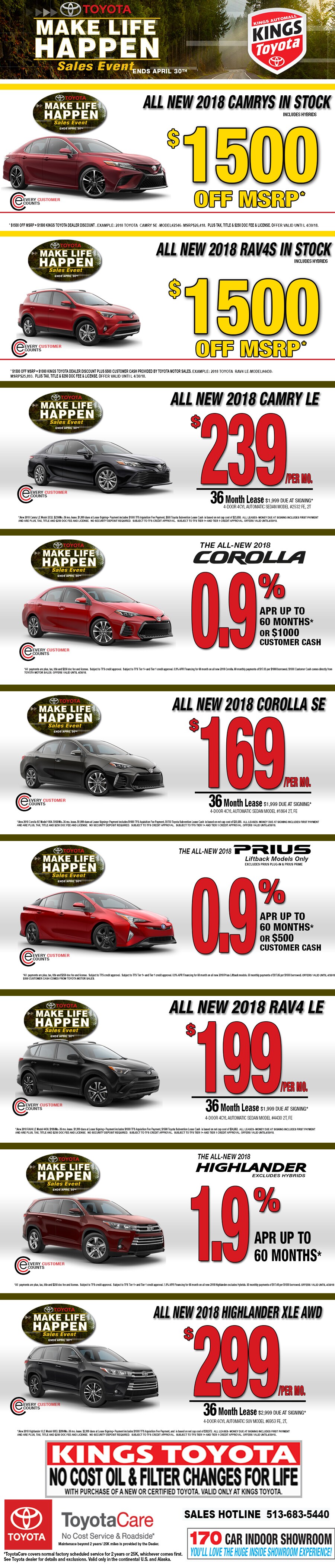 makes life happen sales event