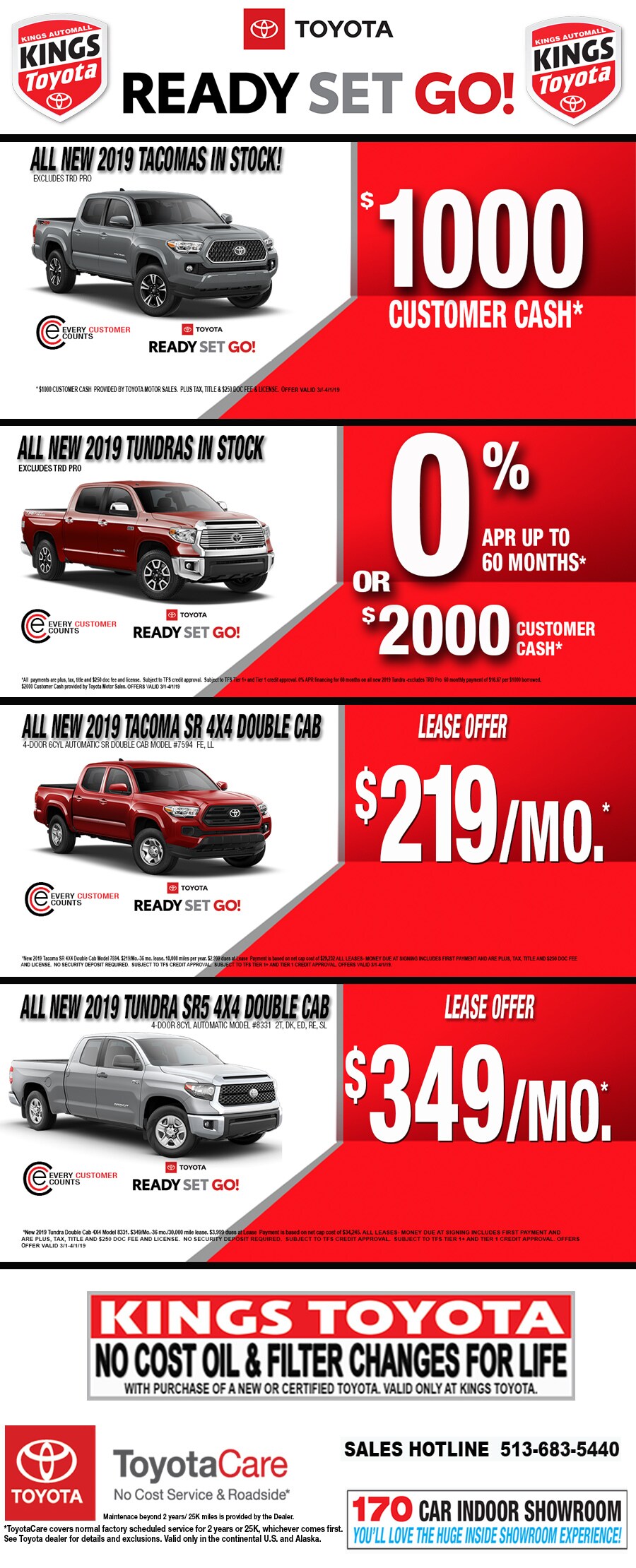 March Toyota Truck Specials
