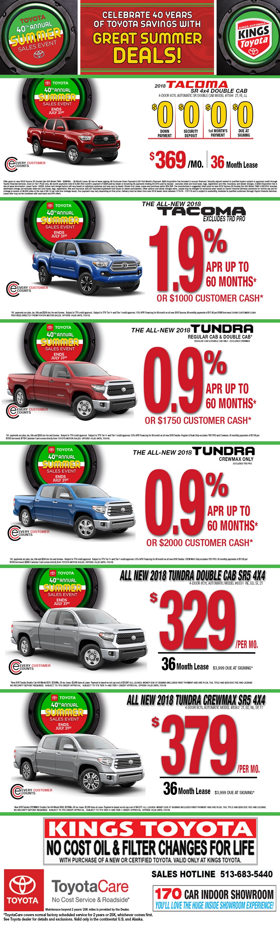 July Truck Summer Sales Event
