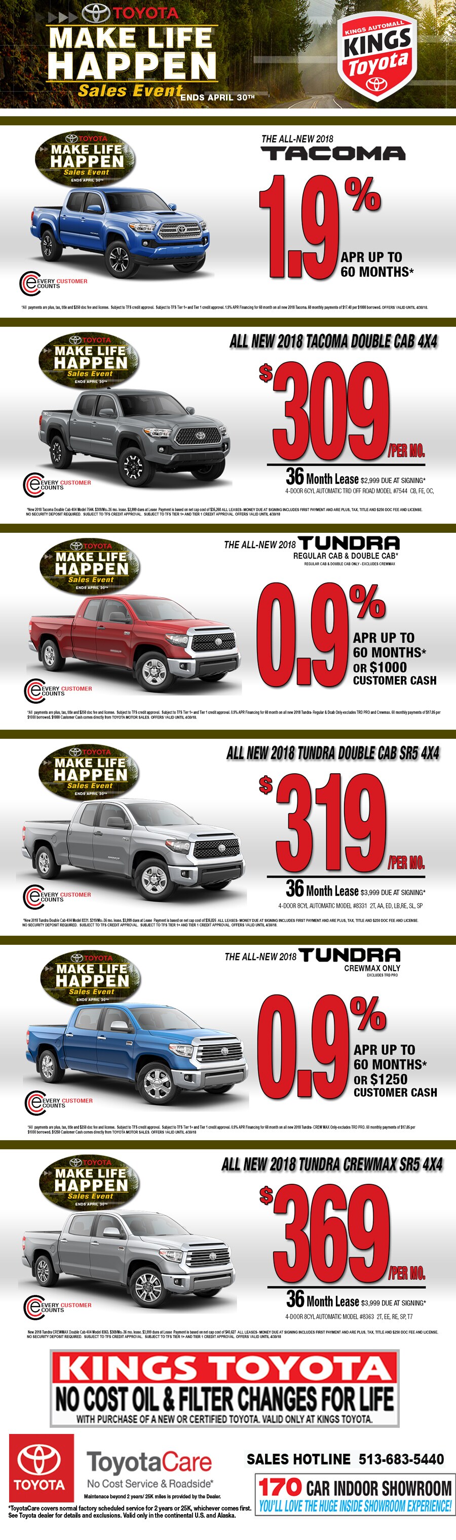 Kings Toyota Truck Specials