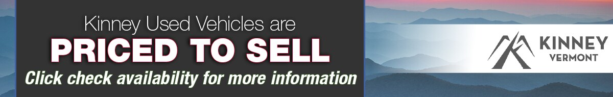 Kinney Used Vehicles are Priced to Sell