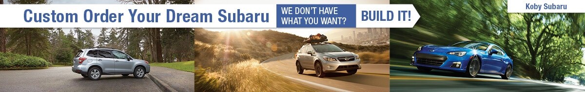 Custom Order Your Dream Subaru