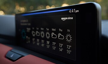 Connect to your maps, climate control, music and more using your voice with Alexa Built-in, so you can focus on the road and what’s ahead of you.