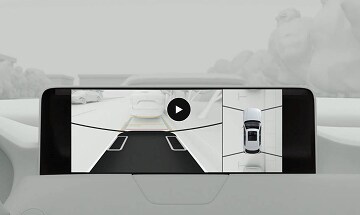 360° View Monitor with See-Through View and Trailer Hitch View