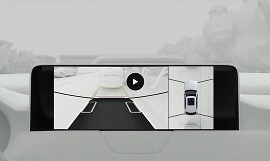 360° View Monitor with See-Through View and Trailer Hitch View