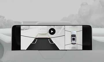 360° View Monitor with See-Through View and Trailer Hitch View
