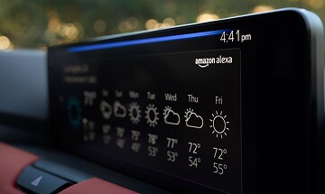 Connect to your maps, climate control, music and more using your voice with Alexa Built-in, so you can focus on the road and what’s ahead of you.*