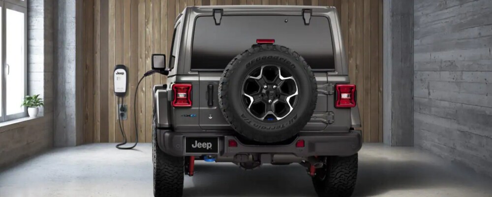 Jeep Wrangler 4xe plugged
