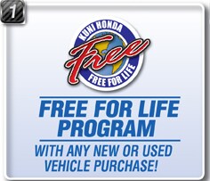 Free For Life l Kuni Honda Centennial, CO - Serving Denver
