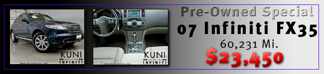 2007 Infiniti FX35 Special.  Click to see more about this car.