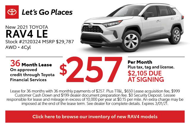 February Specials February Specials