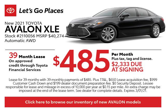 February Specials February Specials