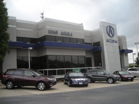 Acura Dealerships on Map And Directions To King Acura Located In 1687 Montgomery Hwy