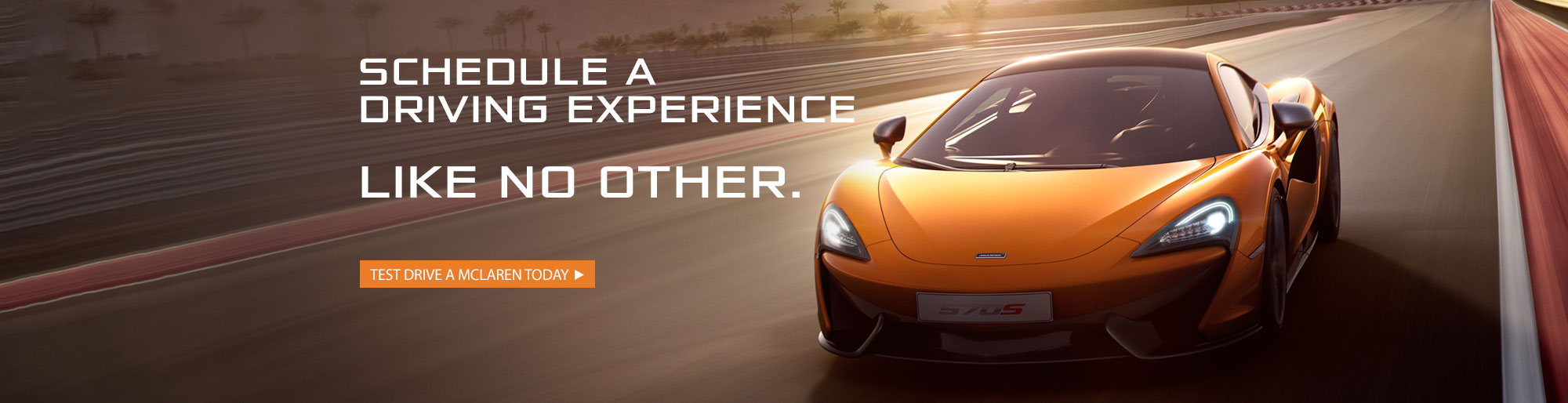 Schedule a McLaren Test Drive Today