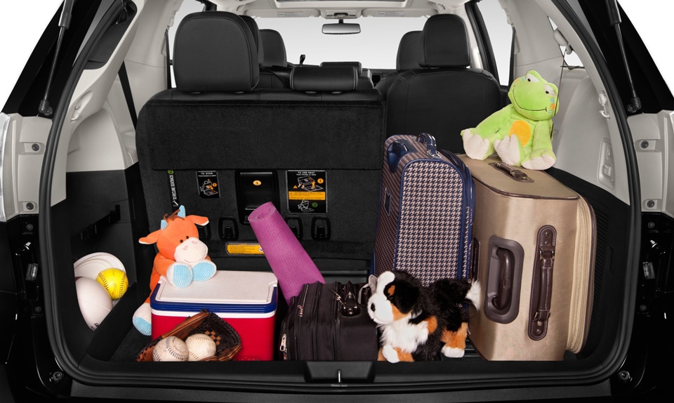New Toyota Sienna Cargo Space