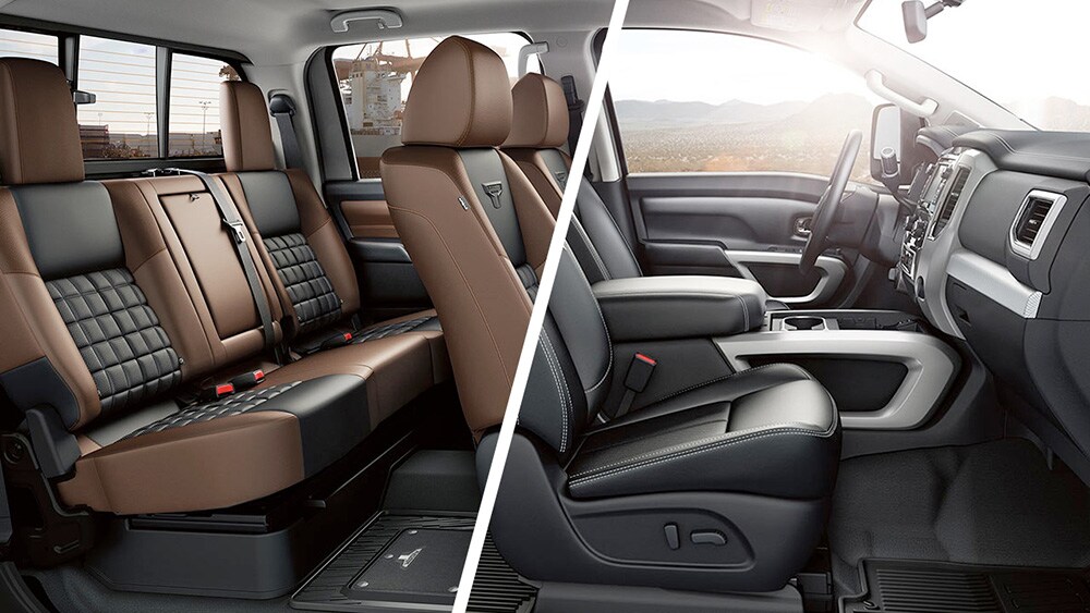 2017 Nissan Titan interior design