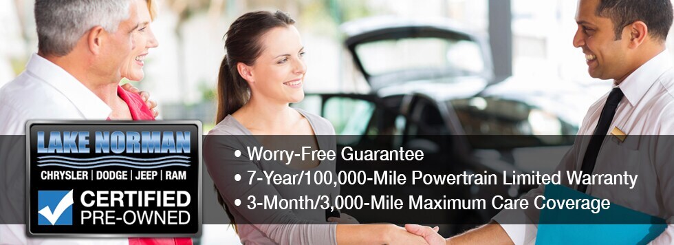 Lake Norman Chrysler Certified Pre-Owned Program