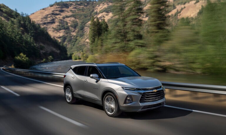 2022 Chevy Blazer exterior mountainside