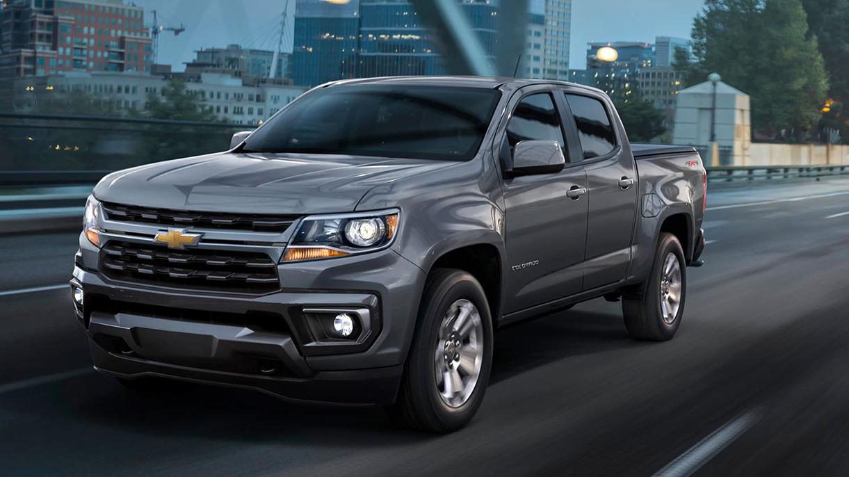 2021 Chevy Colorado grey exterior