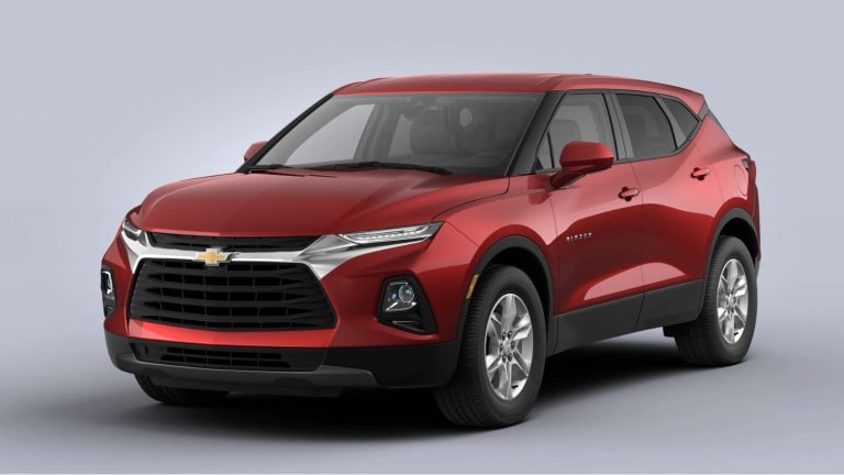 2022 Chevy Blazer in Cherry Red exterior jellybean