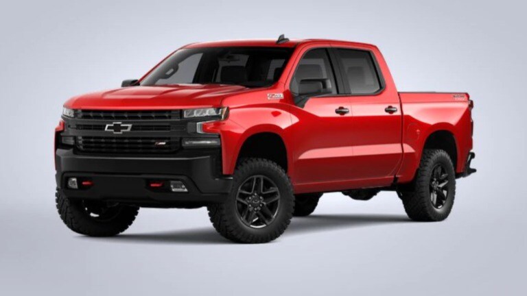 2022 Chevrolet Silverado 1500 LTD LT Trail Boss in Red Hot exterior