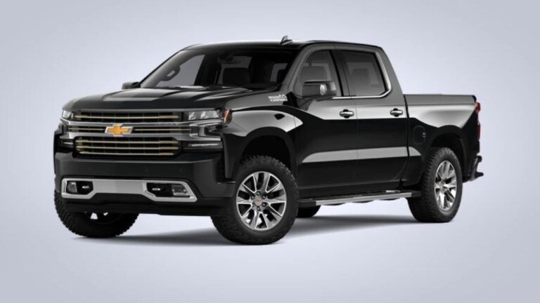 2022 Chevrolet Silverado 1500 LTD High Country in black extertior