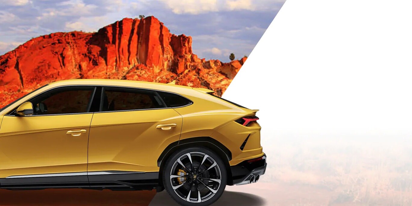 Back side of a Lamborghini Urus