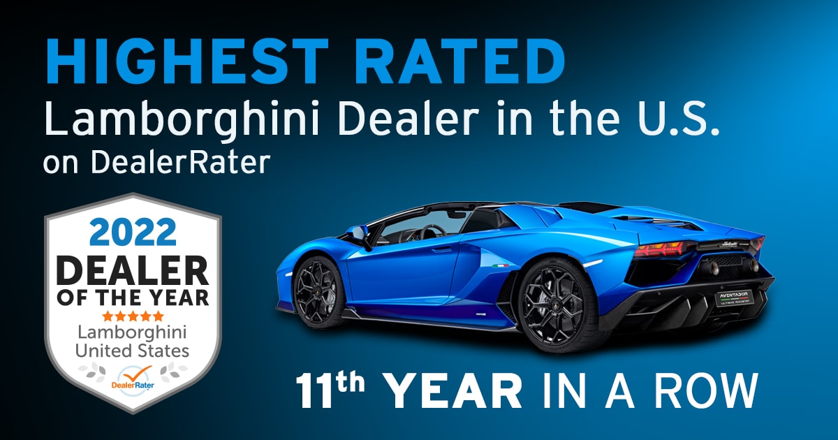 Lamborghini 2022 Dealer of the Year