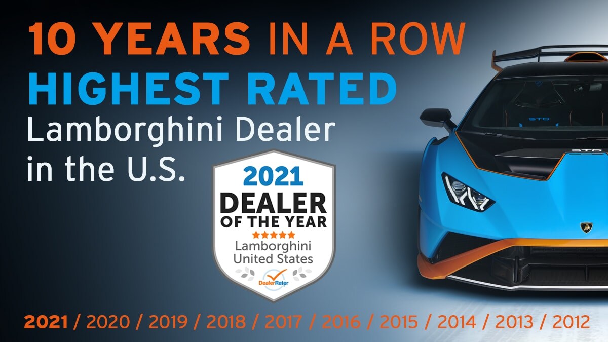 2021 Lamborghini Dealer of the Year