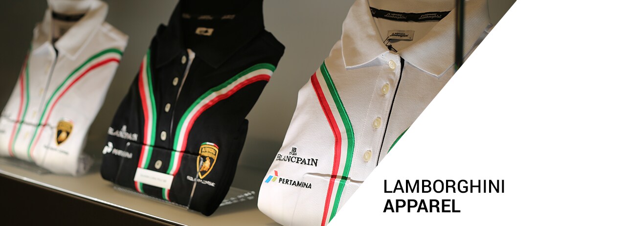 Lamborghini apparel at Lamborghini Paramus
