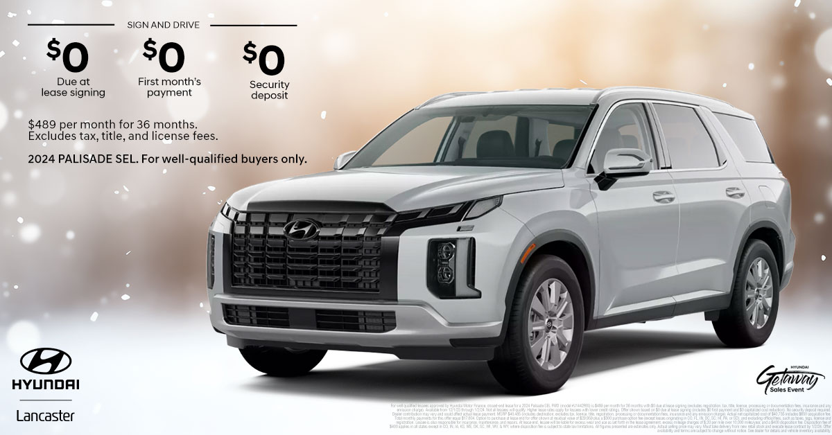Monthly Specials Lancaster Hyundai