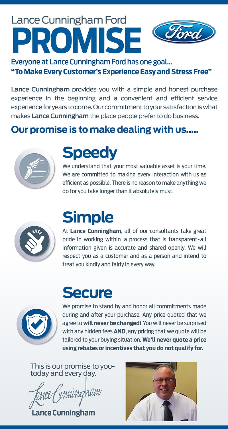 Lance Cunningham Ford Promise