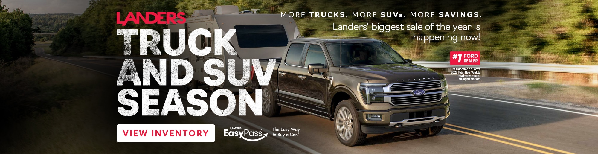 Truck & SUV Season at Landers Ford Collierville.