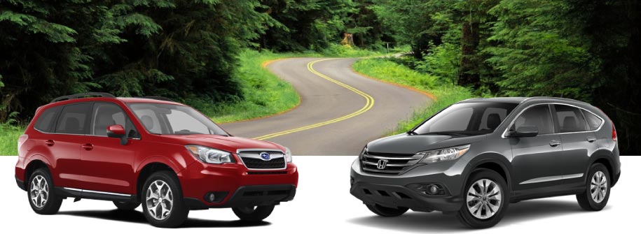 Subaru Forester versus Honda CR-V Photo Comparison