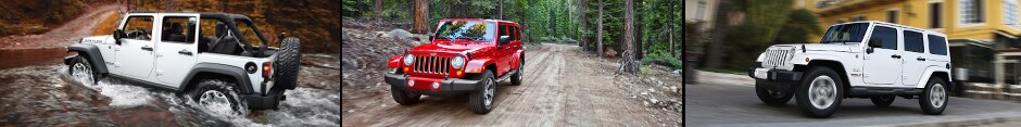 2017 Jeep Wrangler Unlimited Available Trims in Springfield, IL