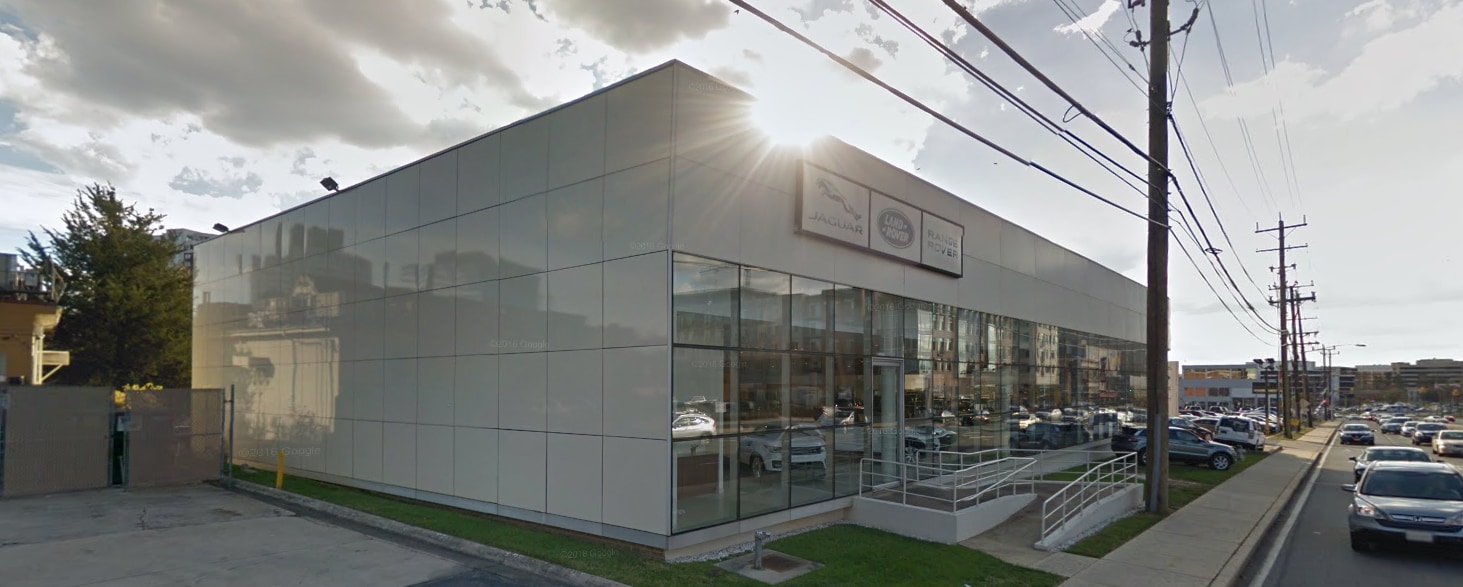 Land Rover Bethesda Dealership Exterior Exterior of Land Rover Bethesda Dealership during the day