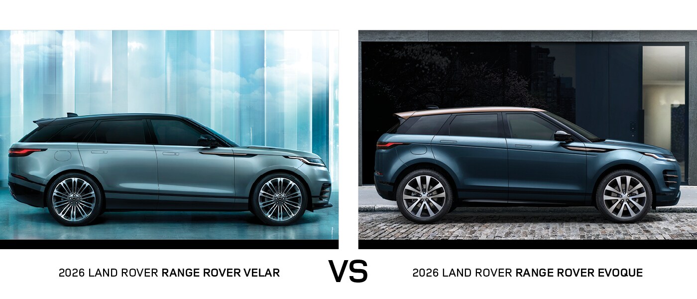 2026 Range Rover Velar vs. 2026 Range Rover Evoque