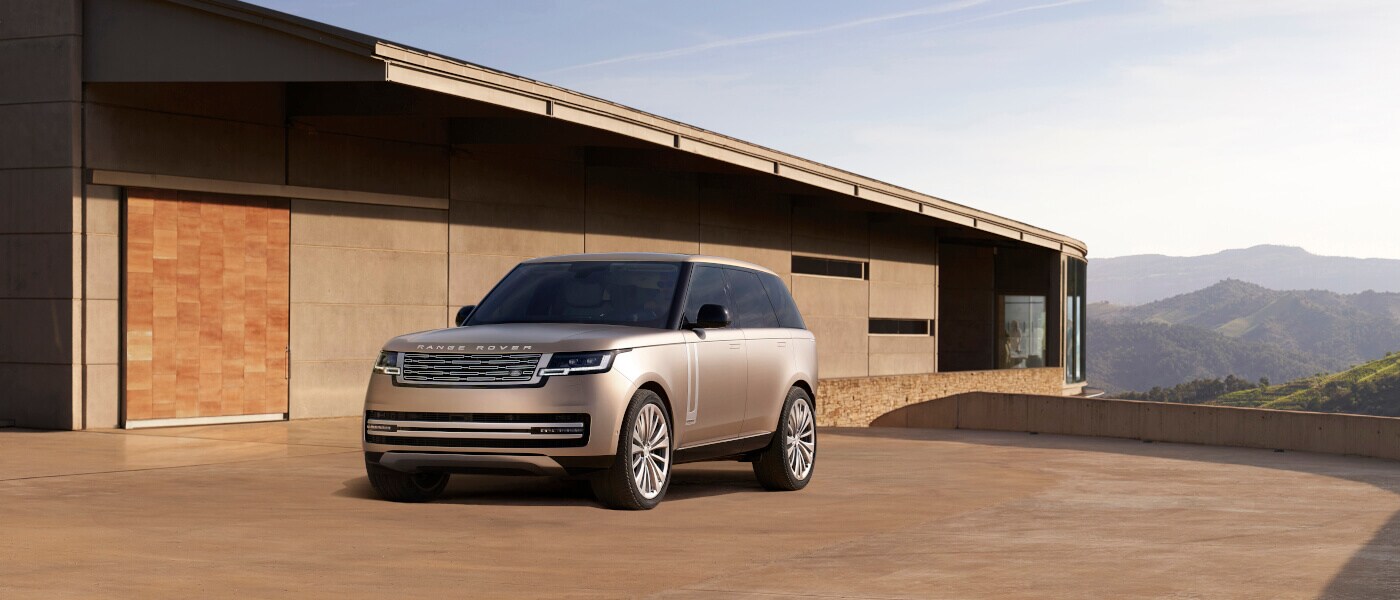 2025 Range Rover parked outside a home