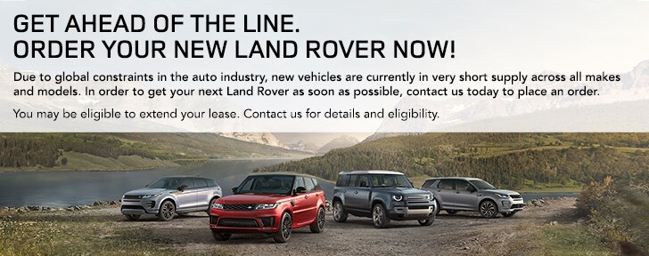 Order Your Land Rover Now