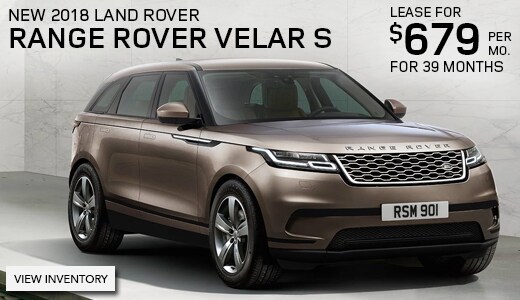 Lease a new 2018 Range Rover Velar S for $679 per month!