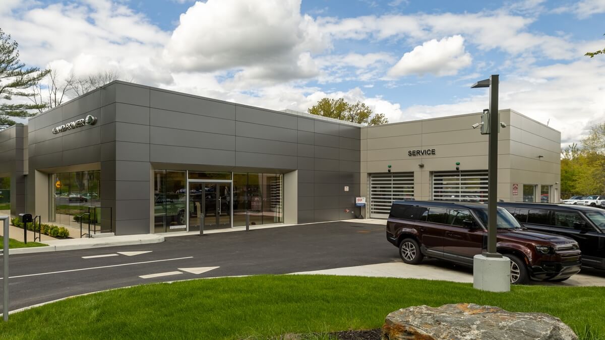 Exterior view of Land Rover Mt. Kisco