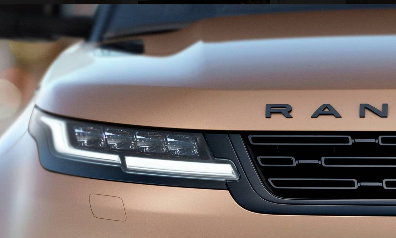 Closeup of the Range Rover Evoque grille Closeup of the Range Rover Evoque grille