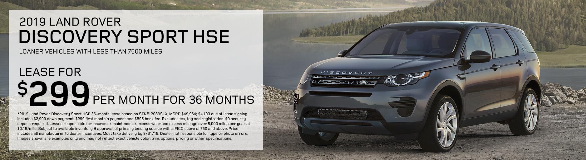 Discovery Sport Loaner Special
